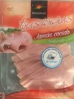 Mängden socker i Jambon cuit reduit en sel