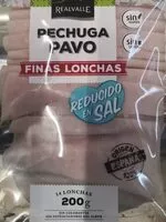 Mängden socker i Pechuga pavo finas lonchas Reducido sal