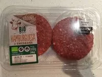 Mängden socker i Hamburguesa de vacuno