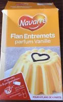 Mängden socker i Flan entremet vanille