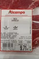 Mängden socker i VACA ENTRECOT