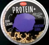 Mängden socker i Protein+ Korinthen-Quinoa