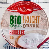Mängden socker i Bio Frucht Quark Erdbeere