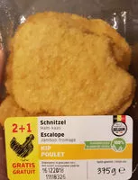 Mängden socker i Escalope jambon fromage