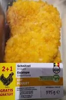 Mängden socker i Schnitzel Escalope