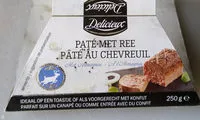 Mängden socker i Pâté au chevreuil