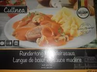 Mängden socker i Langue de boeuf en sauce Madère