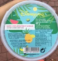 Mängden socker i Barbe à papa aromatisée et acidulée