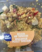 Mängden socker i Boulghour poulet tandoori