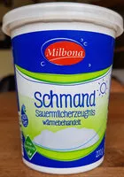Mängden socker i Schmand
