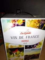 Mängden socker i Vin de France rouge 2016