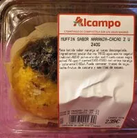 Mängden socker i Muffins sabor naranja-cacao