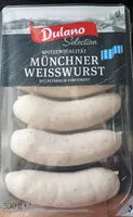 Mängden socker i Münchner Weißwurst