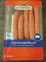 Mängden socker i Schinkenmettwurst, Geräuchert