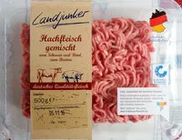 Mängden socker i Hackfleisch gemischt