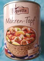 Mängden socker i Möhren Eintopf