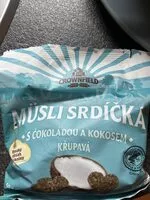 Mängden socker i Müsli srdíčka kokos 2,5G per  srdíčko