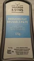 Mängden socker i Reduced fat smooth brussels pâté