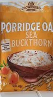 Mängden socker i Porridge oats sea buckthorn