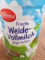 Mängden socker i Frische Weidemilch