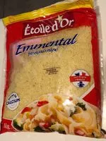 Mängden socker i Emmental français Râpé