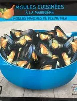 Mängden socker i MOULES  CUISINEES A LA MARINIERE
