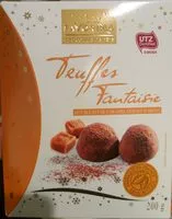 Mängden socker i Truffes fantaisie aux éclats de caramel Dupont d'Isigny