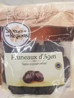 Mängden socker i Pruneaux d'Agen