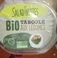 Mängden socker i Taboulé bio aux légumes