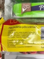 Mängden socker i Pate feuillete