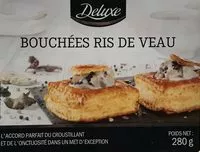 Mängden socker i Bouchees de ris de veau