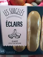 Mängden socker i Les Surgelés - Éclairs Café