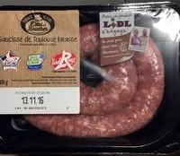 Mängden socker i Saucisse de Toulouse Brasse