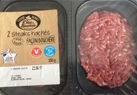 Mängden socker i 2 Steaks Hachés Façon Bouchère 5% M.G.
