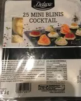 Mängden socker i 25 mini blinis cocktail