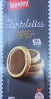 Mängden socker i Tartelettes Caramel Chocolat au Lait