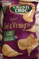 Mängden socker i Chips Sel et vinaigre