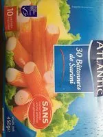 Mängden socker i Batonnet de surimi