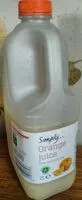 Mängden socker i Simply Orange juice