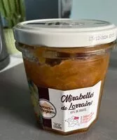Mängden socker i Confiture mirabelles de Lorraine