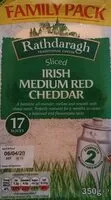 Mängden socker i Irish Medium Red Cheddar
