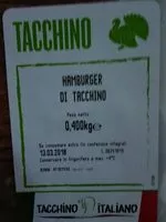 Mängden socker i Hamburger di tacchino