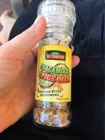 Mängden socker i Guacamole spice mix