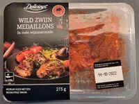 Mängden socker i Wild zwijn medaillons in rode wijnmarinade