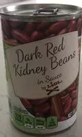Mängden socker i Dark red kidney beans