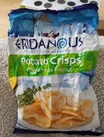 Mängden socker i Potato crisps olive & herbs