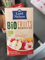 Mängden socker i Infusion fruits hibiscus bio