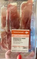 Mängden socker i Prosciutto crudo