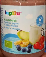 Mängden socker i Детска храна с йогурт и плодове