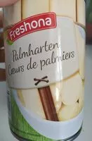 Mängden socker i Coeur de palmier